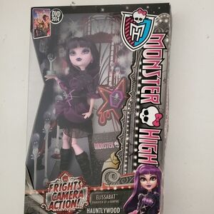 Sold Monster High Frights, Camera, Action! Elissabat Doll Rare Htf 2013